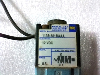 USED MAC INDUSTRIES AIR STEP SOLENOID P/N: 113B-601BAAA