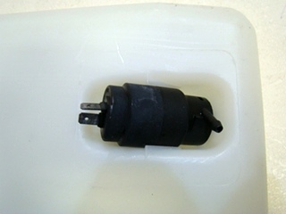 USED WINDSHIELD WASHER FLUID JUG WITH ELECTRIC MOTOR 