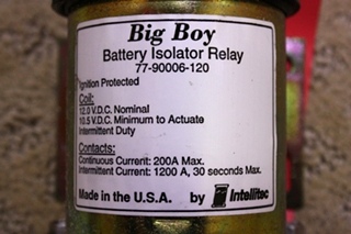 USED INTELLITEC BIG BOY ISOLATOR RELAY FOR SALE