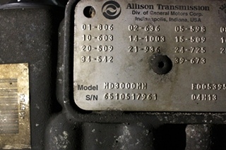 USED ALLISON TRANSMISSION MD3000MH FOR SALE