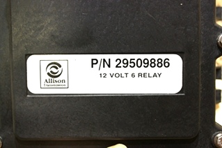 USED RV PARTS ALLISON TRANSMISSION 12 VOLT 6 RELAY 29509886 FOR SALE