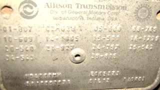 USED ALLISON TRANSMISSION | ALLISON 4000MH AUTOMATIC TRANSMISSION FOR SALE