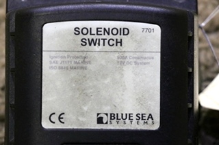 USED MOTORHOME BLUE SEA SYSTEMS 7701 SOLENOID SWITCH RV PARTS FOR SALE