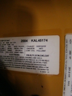 USED CATERPILLAR ACERT C7 ENGINES FOR SALE | KAL ENGINE FOR SALE 2004 7.2L