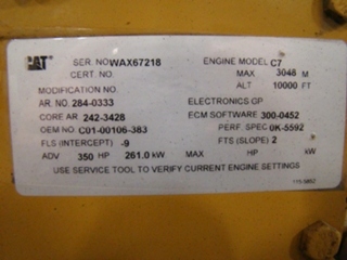 USED CATERPILLAR C7 ACERT ENGINES FOR SALE | WAX ENGINE FOR SALE 2006 7.2L