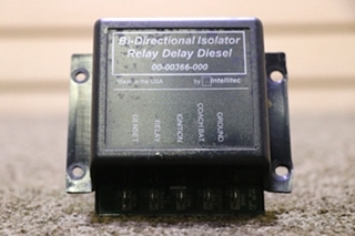 USED RV INTELLITEC BI-DIRECTIONAL ISOLATOR RELAY DELAY DIESEL 00-00366-000 FOR SALE