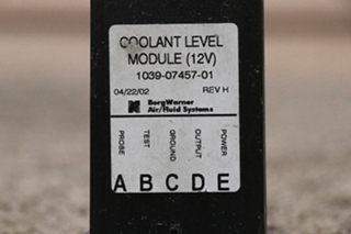 USED RV/MOTORHOME BORG WARNER COOLANT LEVEL MODULE 1039-07457-01 FOR SALE