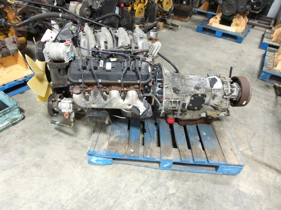 USED CHEVY VORTEC 8100 8.1L ENGINE WITH ALLISON TRANSMISSION FOR SALE