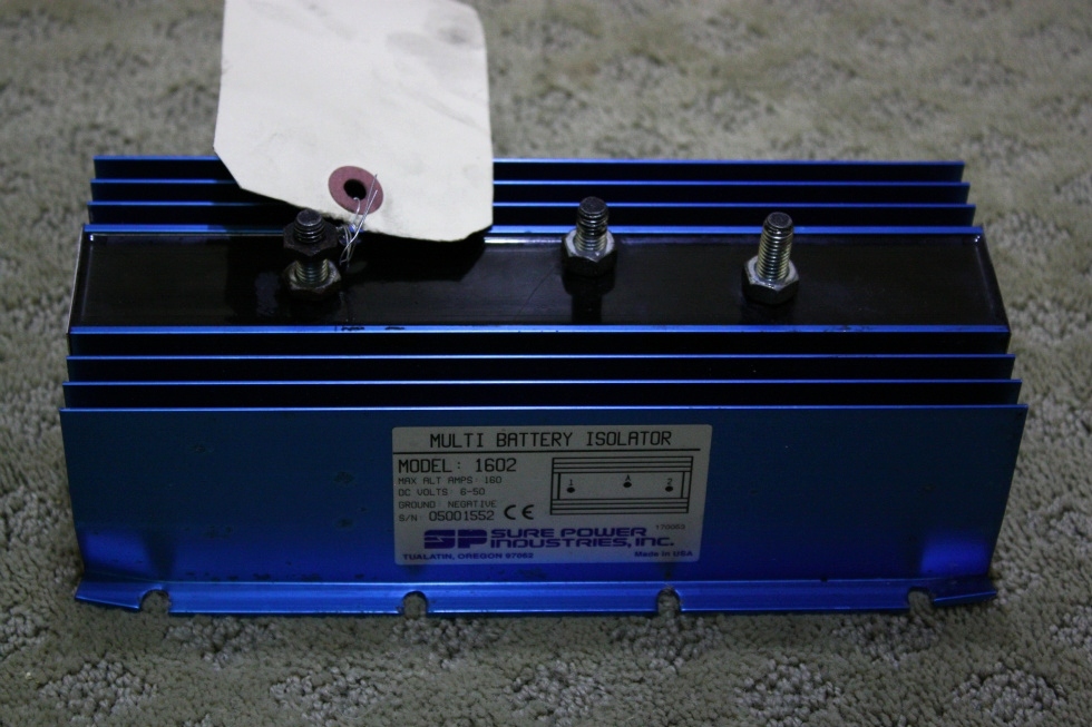 USED SURE POWER MULTI BATTERY ISOLATOR MODEL 1602 FOR SALE