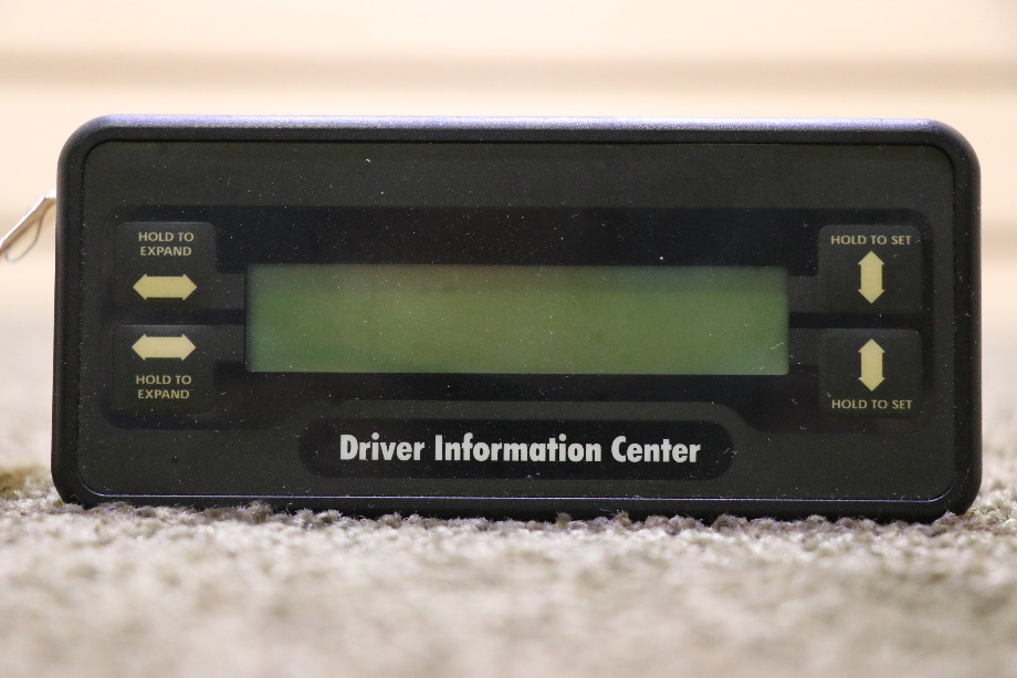 USED DRIVER INFORMATION CENTER DISPLAY PANEL RV PARTS FOR SALE